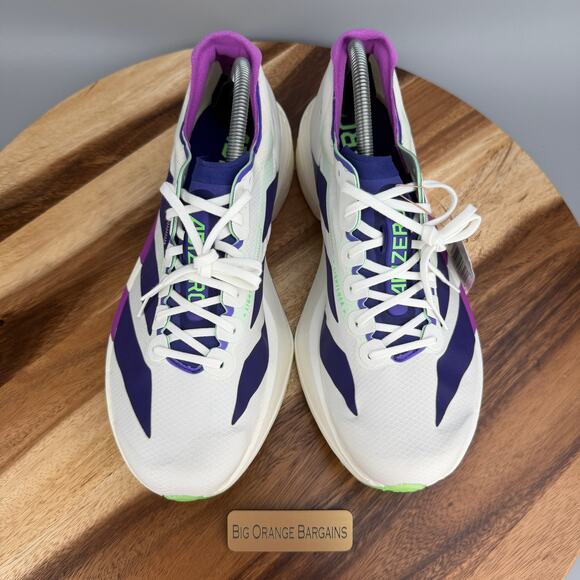 Adidas Adizero Adios Pro 4 Men\'s 10 Running Shoes White Purple Lime JR1656 main image 9